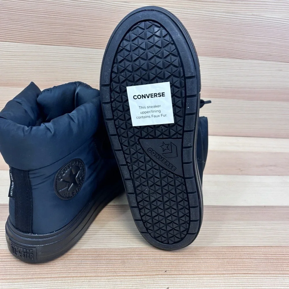 Converse CTAS Elements Boot Hi Black High Top Womans Sz 7.5 A12941C